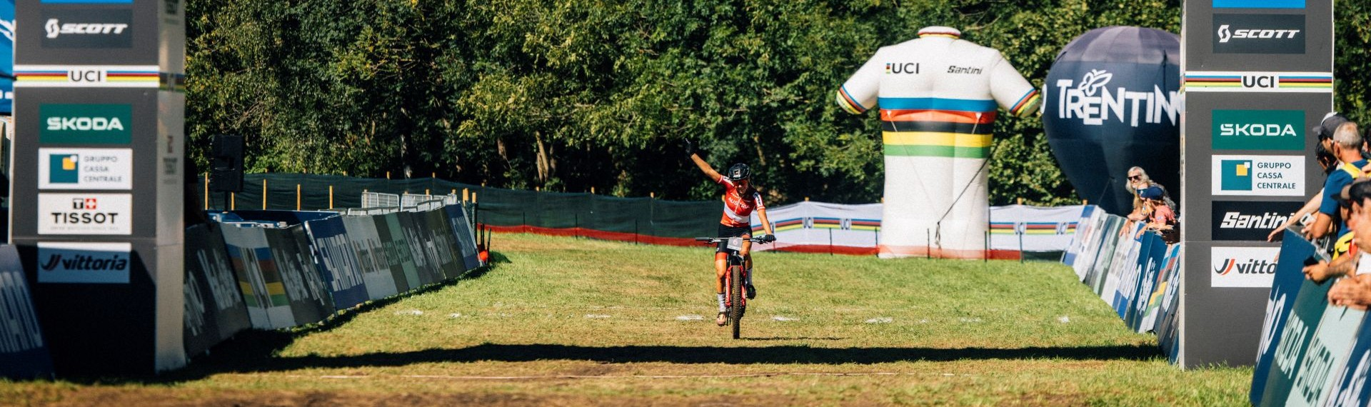 Tamara Wiedmann wins bronze in the E-XC at the World Cup round in Val di Sole