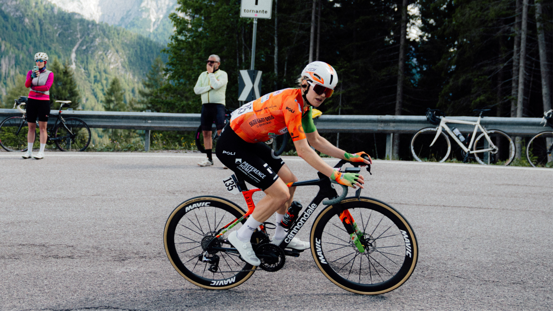 Emilie Morier beim Giro delle Donne 2026 Emilie Morier beim Giro delle Donne 2026