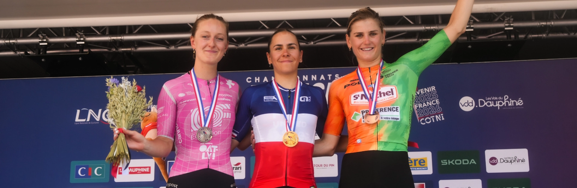 Émilie Morier, medalla de bronce en el Campeonato de Francia de Ciclismo en Ruta 2026