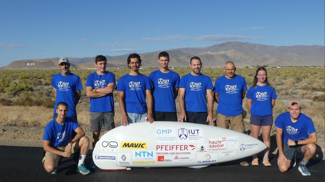 L'IUT d'Annecy champion du monde 2025 de vitesse à propulsion humaine L'IUT d'Annecy champion du monde 2025 de vitesse à propulsion humaine