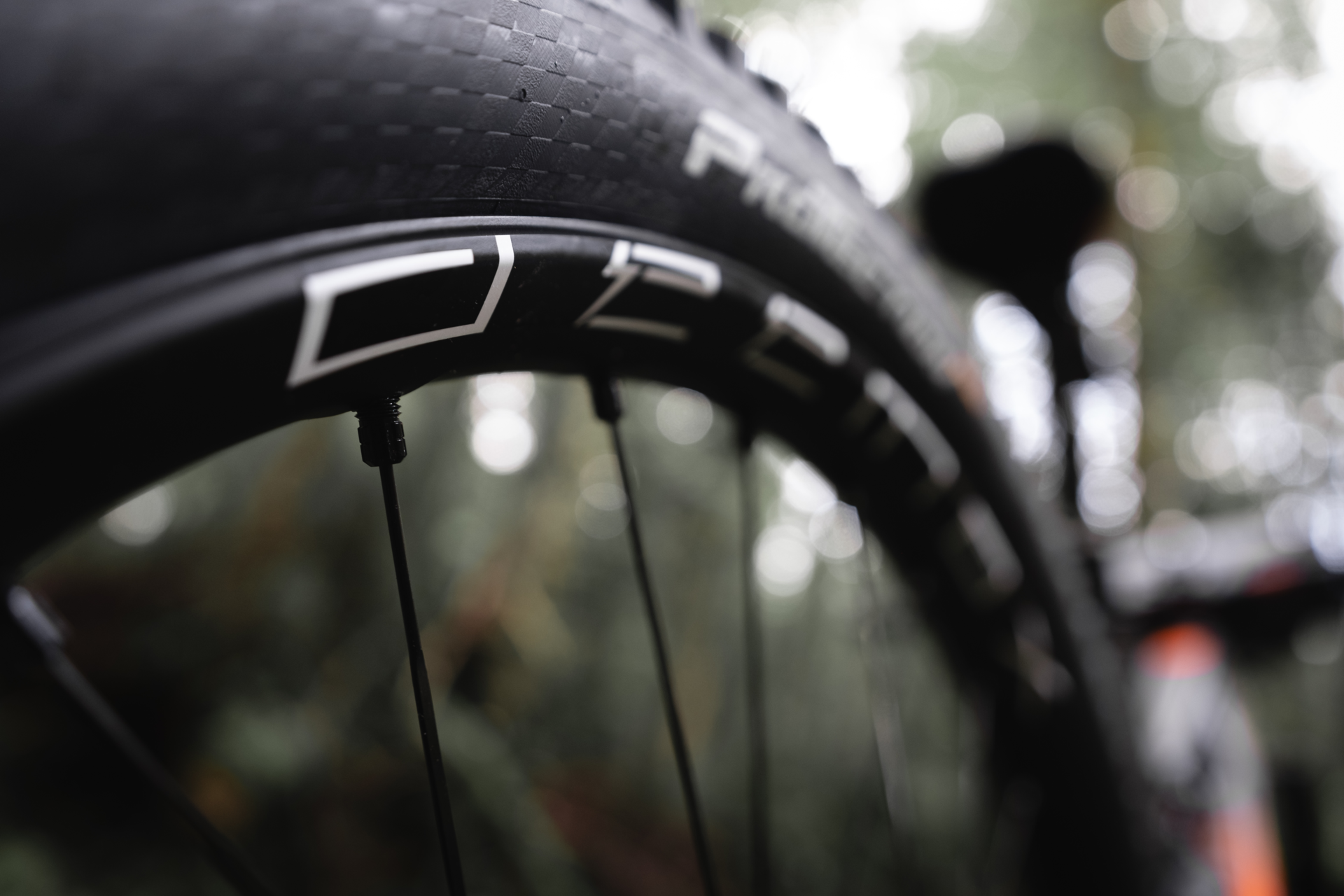 Mountain bike, completamente carica Mountain bike, completamente carica