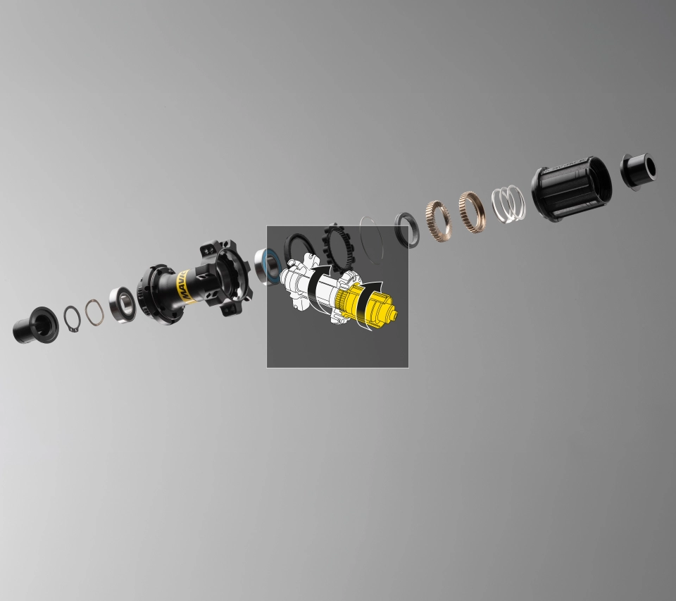 Mavic Instant Drive 360 freehub system