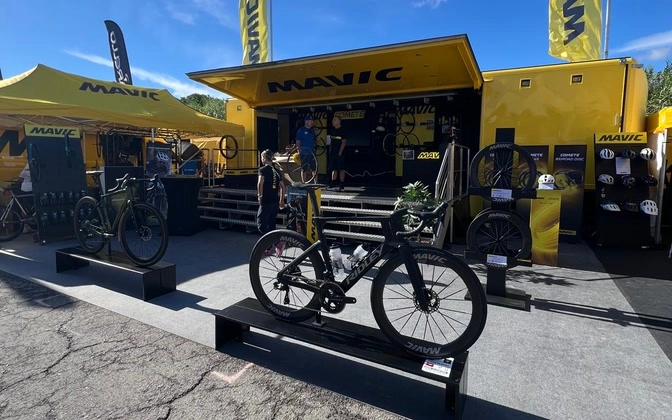 To mark its 40th year at Roc d’Azur, Mavic is showcasing its new mountain bike, gravel and road bike models