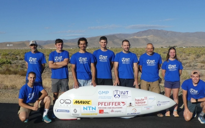 L'IUT d'Annecy champion du monde 2025 de vitesse à propulsion humaine L'IUT d'Annecy champion du monde 2025 de vitesse à propulsion humaine