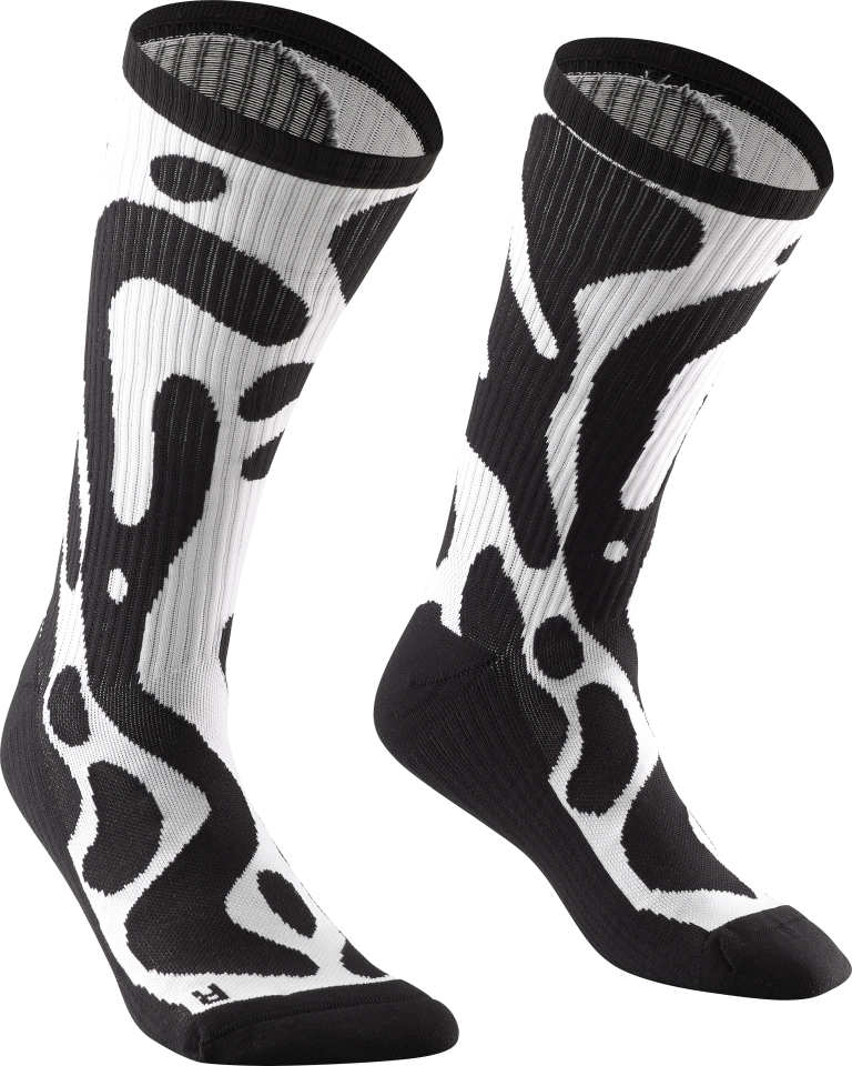 DMAX SOCKS U-BK/WH 3942