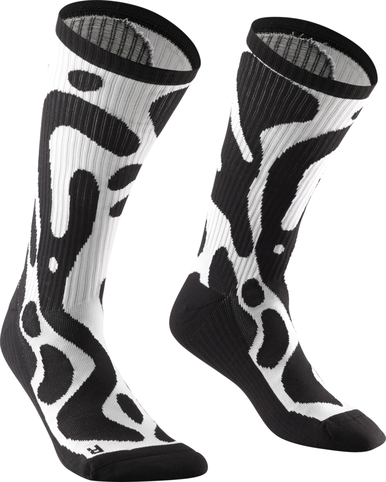 DMAX SOCKS U-BK/WH 3942
